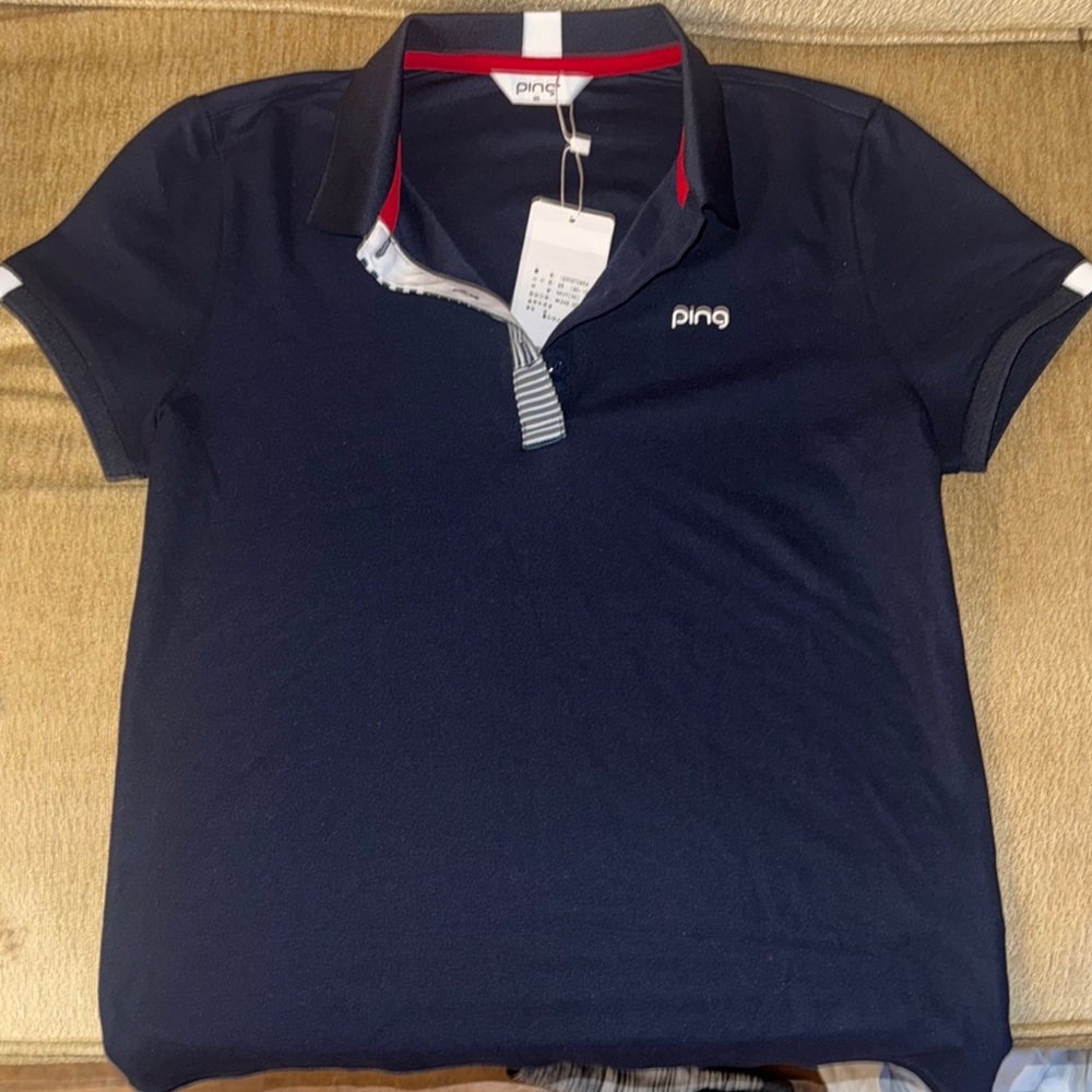 Ping Navy Polo Shirt